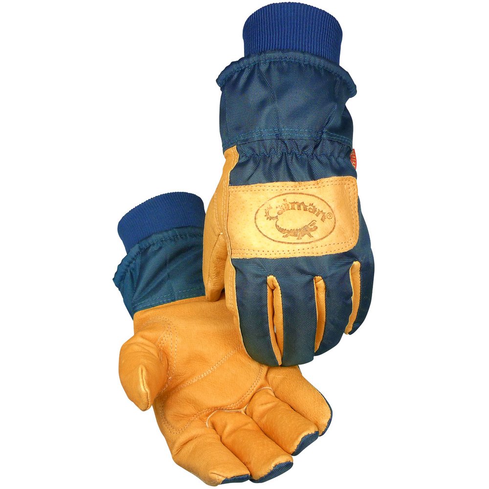 Caiman by PIP Pigskin Palm Glove Polyester Back Heatrac S, 12 Pairs/Dozen