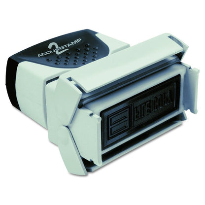 Pre-Inked Shutter Stamp, Red, REVISED, 1.63 x 0.5