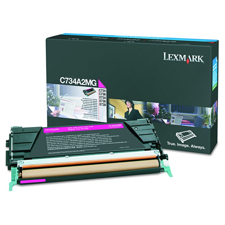 C734A2MG Toner, 6,000 Page-Yield, Magenta