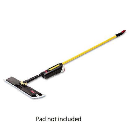 Light Commercial Spray Mop, 18" Blue Head, 52" Steel Handle