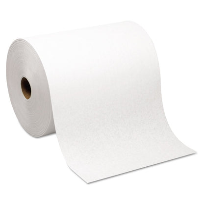 SofPull Hardwound Roll Paper Towel, Nonperforated, 1-Ply, 7.87" x 1,000 ft, White, 6 Rolls/Carton