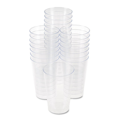 Comet Plastic Tumblers, 12 oz, Clear, 500/Carton