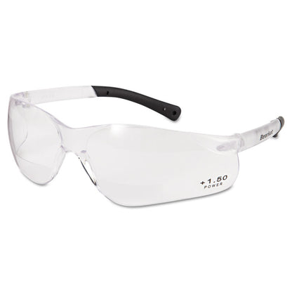 BearKat Safety Glasses, 1.5+ Diopter, Frameless, Clear Single Lens