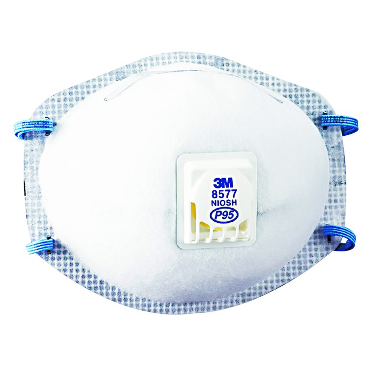 Particulate Respirator 8577, P95, One Size Fits All, 10/Box