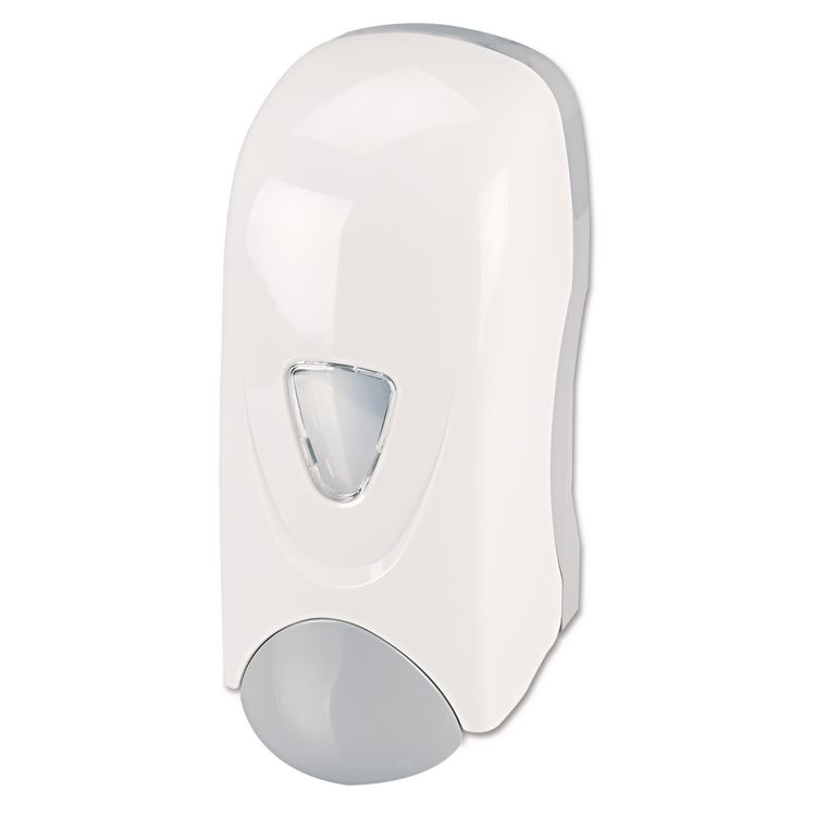 Foam-eeze Bulk Foam Soap Dispenser with Refillable Bottle, 1,000 mL, 4.88 x 4.75 x 11, White/Gray