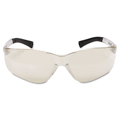 BearKat Safety Glasses, Frameless, Mirrored Silver Single Lens