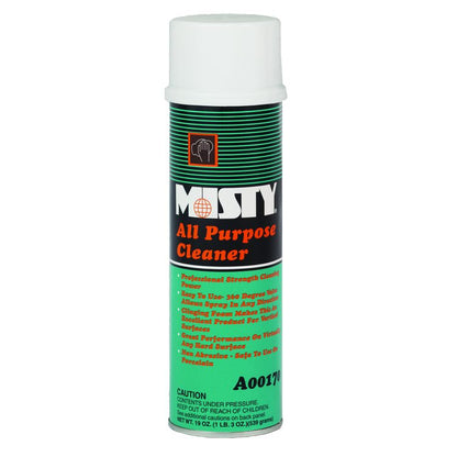 All-Purpose Cleaner, Mint Scent, 19 oz Aerosol Spray, 12/Carton