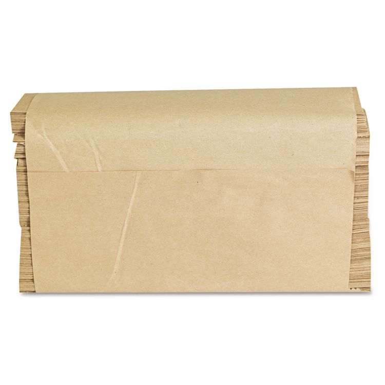 Folded Paper Towels, Multifold, 9 x 9.45, Natural, 250 Towels/Pack, 16 Packs/Carton