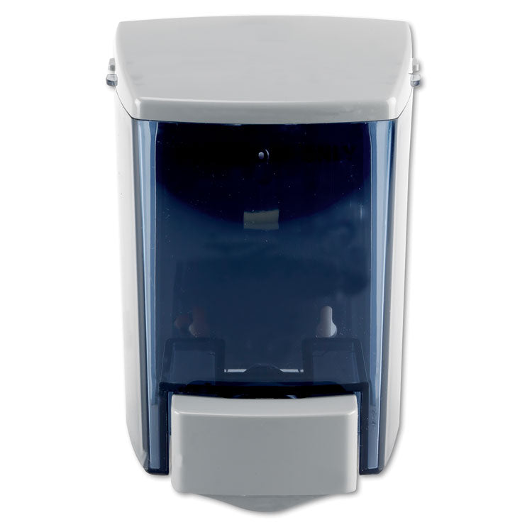 Encore Bulk Foam Soap Dispenser, 30 oz, 4.5 x 4 x 6.25, Gray/Clear