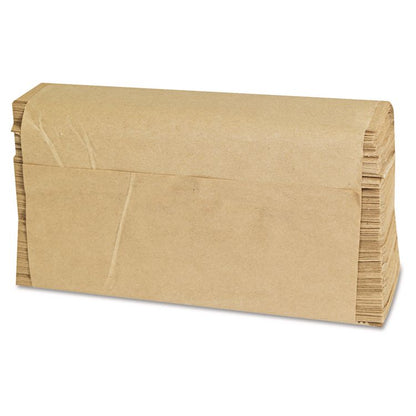 Folded Paper Towels, Multifold, 9 x 9.45, Natural, 250 Towels/Pack, 16 Packs/Carton