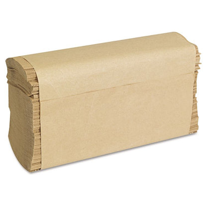 Folded Paper Towels, Multifold, 9 x 9.45, Natural, 250 Towels/Pack, 16 Packs/Carton