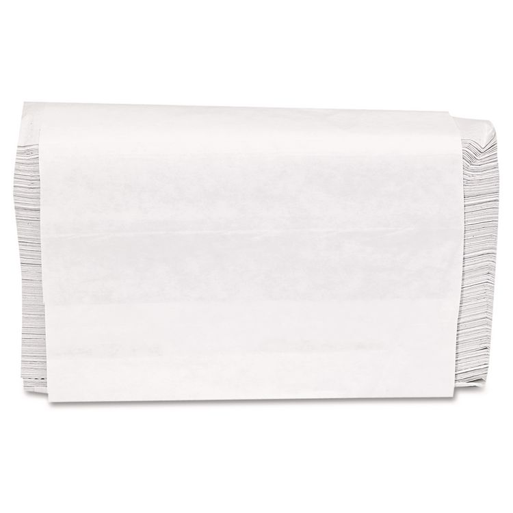 Folded Paper Towels, Multifold, 9 x 9.45, White, 250 Towels/Pack, 16 Packs/Carton