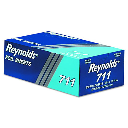 Pop-Up Interfolded Aluminum Foil Sheets, 9 x 10.75, 500/Box, 6 Boxes/Carton