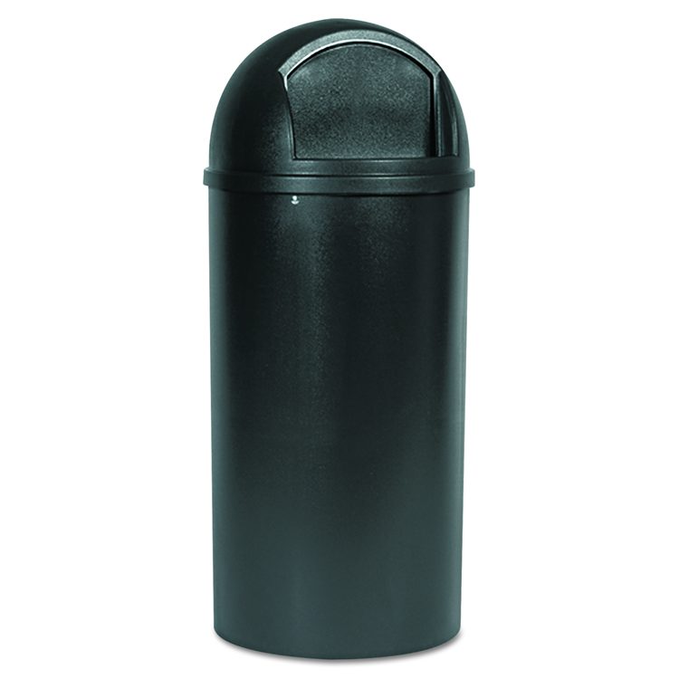Marshal Classic Container, 25 gal, Plastic, Brown