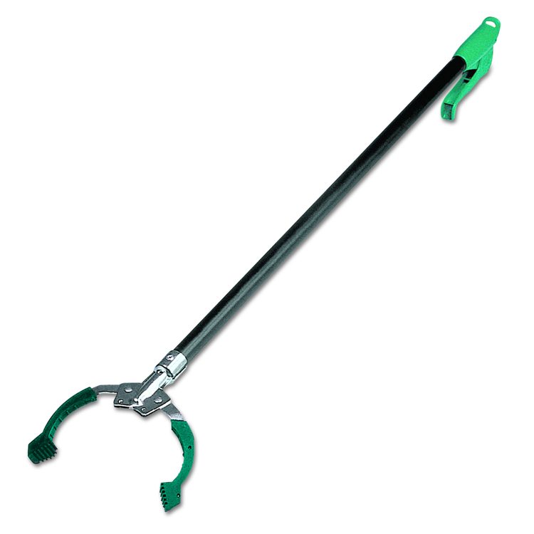 Nifty Nabber Extension Arm with Claw, 1.5 ft, Black/Green