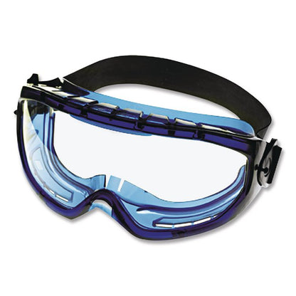 V80 Monogoggle XTR, OTG, Clear Anti-Fog Lens, Blue Frame
