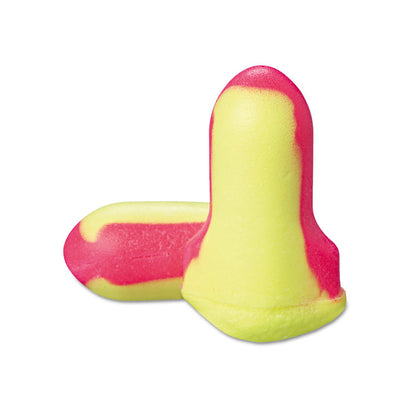 Laser Lite Single-Use Earplug Leight Source Refill, 32 dB NRR, One Size Fits Most, Yellow/Magenta Bell/T-Shaped Plugs, 500/BX