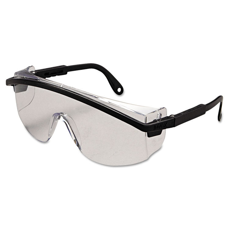Astrospec 3000 Eyewear S135, Black Half Frame OTG, Clear Single Lens