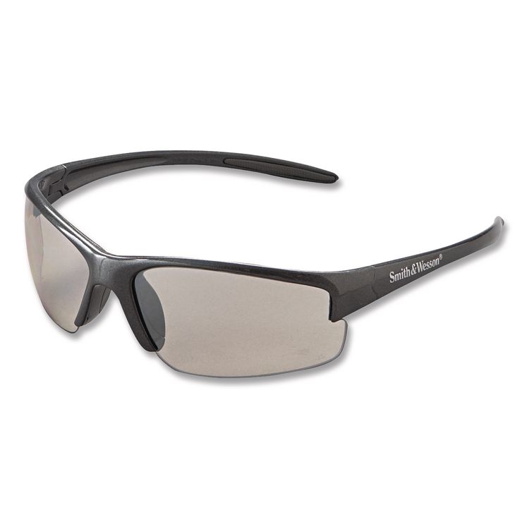 Equalizer Safety Eyewear, Gunmetal Half Frame, Clear Dual I/O Lens