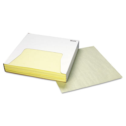 Grease-Resistant Paper Wraps and Liners, 12" x 12", Yellow, 1,000/Box, 5 Boxes/Carton