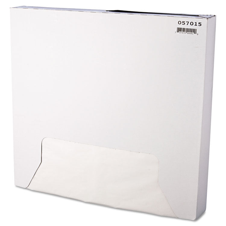 Grease-Resistant Paper Wraps and Liners, 15 x 16, White, 1,000/Box,  3 Boxes/Carton