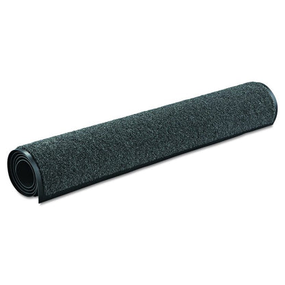 Rely-On Olefin Indoor Wiper Mat, Rectangular, Charcoal Gray Cut Pile Surface, 36" x 60"