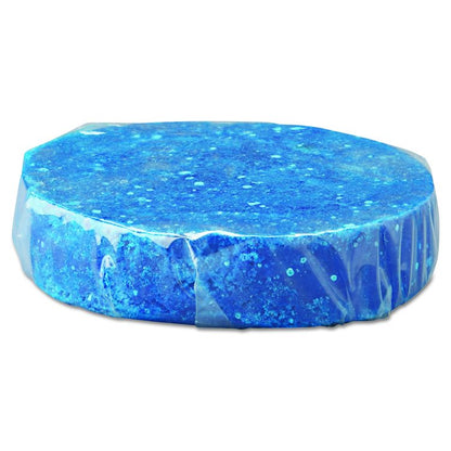 Eco-Fresh Non-Para Enzymatic Urinal Block with Enzymes, Cherry Scent, 2.5 oz, Blue, 12/Box