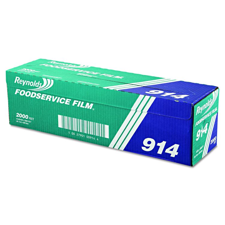 PVC Film Roll with Cutter Box, 18" x 2,000 ft
