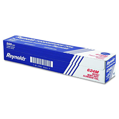 Metro Aluminum Foil Roll, Heavy Duty Gauge, 18" x 500 ft