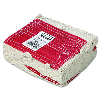 Swinger Loop Wet Mop Head, Large, Cotton/Synthetic, White, 6/Carton
