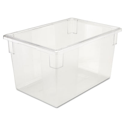 Food/Tote Boxes, 21.5 gal, 26 x 18 x 15, Clear, Plastic
