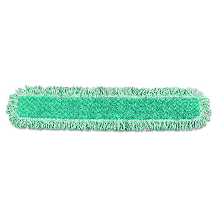 HYGEN Dry Dusting Mop Heads with Fringe, 36", Microfiber, Green