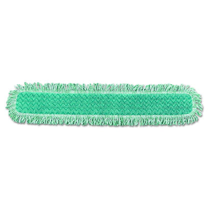 HYGEN Dry Dusting Mop Heads with Fringe, 36", Microfiber, Green
