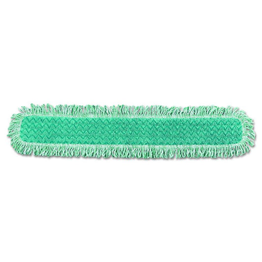 HYGEN Dry Dusting Mop Heads with Fringe, 36", Microfiber, Green