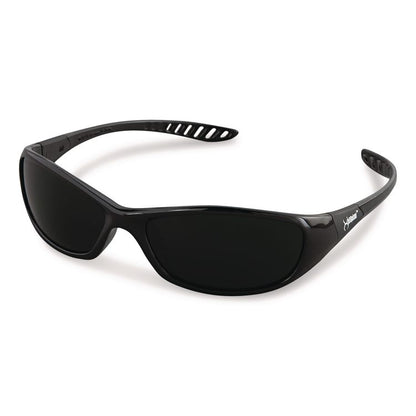 Hellraiser Safety Glasses, Black Full Frame, Green Shade 5 VLT Dual Lens