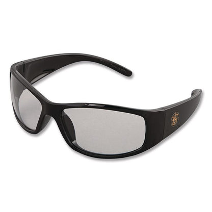 Elite Safety Eyewear, Black Full Frame, Clear Dual Lens