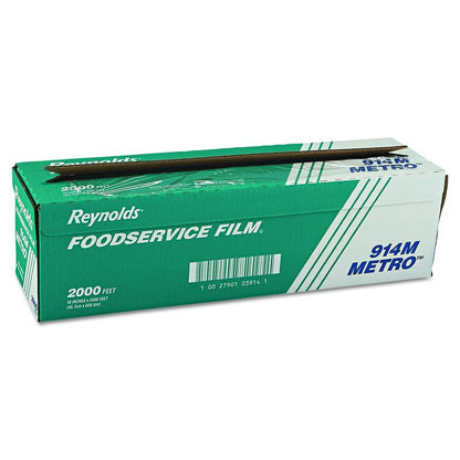 Metro Light-Duty PVC Film Roll with Cutter Box, 18" x 2,000 ft