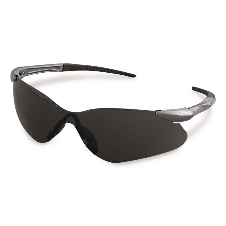 Nemesis VL Safety Glasses, Frameless, Smoke Single Lens