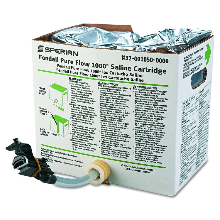 Fendall Saline Cartridge Refill Set for Pure Flow 1000, 3.5 gal, 2/Set, 1 Set/Carton