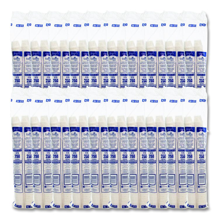 Paper Portion Cups, ProPlanet Seal, 0.75 oz, White, 250/Bag, 20 Bags/Carton