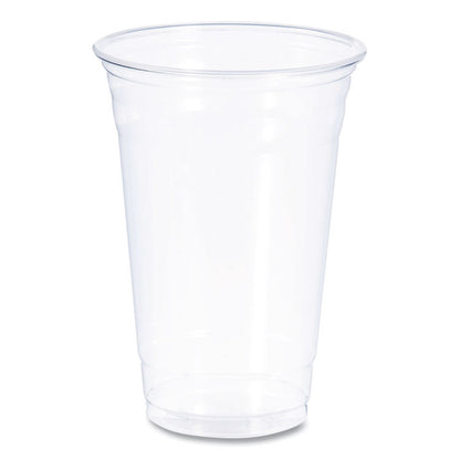 Polypropylene Cups, Cold Cups, 20 oz, Plastic, Clear, 50/Bag, 12 Bags/Carton