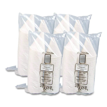 Bare Eco-Forward Treated Paper Funnel Cups, ProPlanet Seal, 10 oz, White, 250/Bag, 4 Bags/Carton