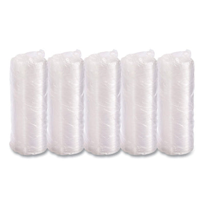 Non-Vented Cup Lids, Fits 32 oz/44 oz Hot Cups, Plastic, Clear, 500/Carton