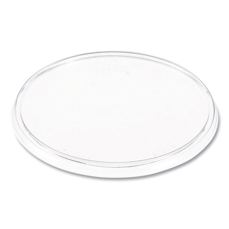 Non-Vented Cup Lids, Fits 32 oz/44 oz Hot Cups, Plastic, Clear, 500/Carton