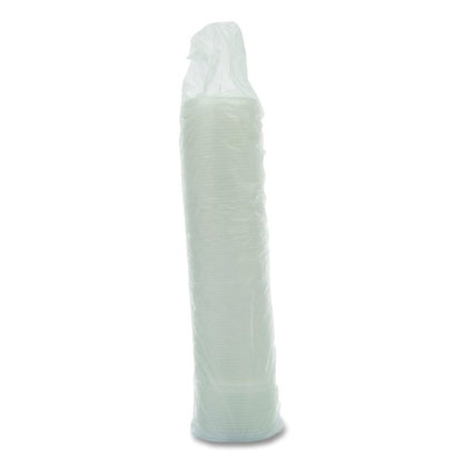 Non-Vented Cup Lids, Fits 6 oz Hot Cups/2 oz to 4 oz Food Containers, Plastic, Translucent, 1,000/Carton