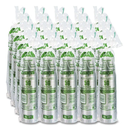 Ultra Clear PETE Cold Cups, 7 oz, Plastic, Clear, 50/Pack