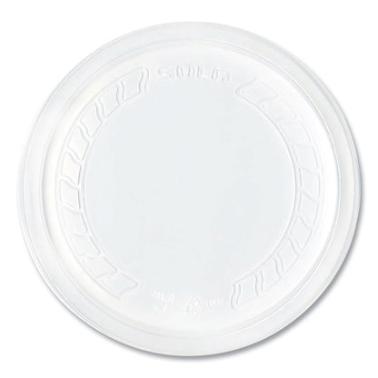 Conex Deli Container Lid, Clear, Plastic, 500/Carton