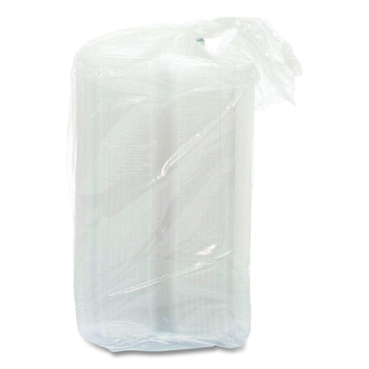 StayLock Clear Hinged Lid Containers, 4.5 x 8.5 x 2.1, Clear, Plastic, 250/Carton