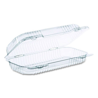 StayLock Clear Hinged Lid Containers, 4.5 x 8.5 x 2.1, Clear, Plastic, 250/Carton