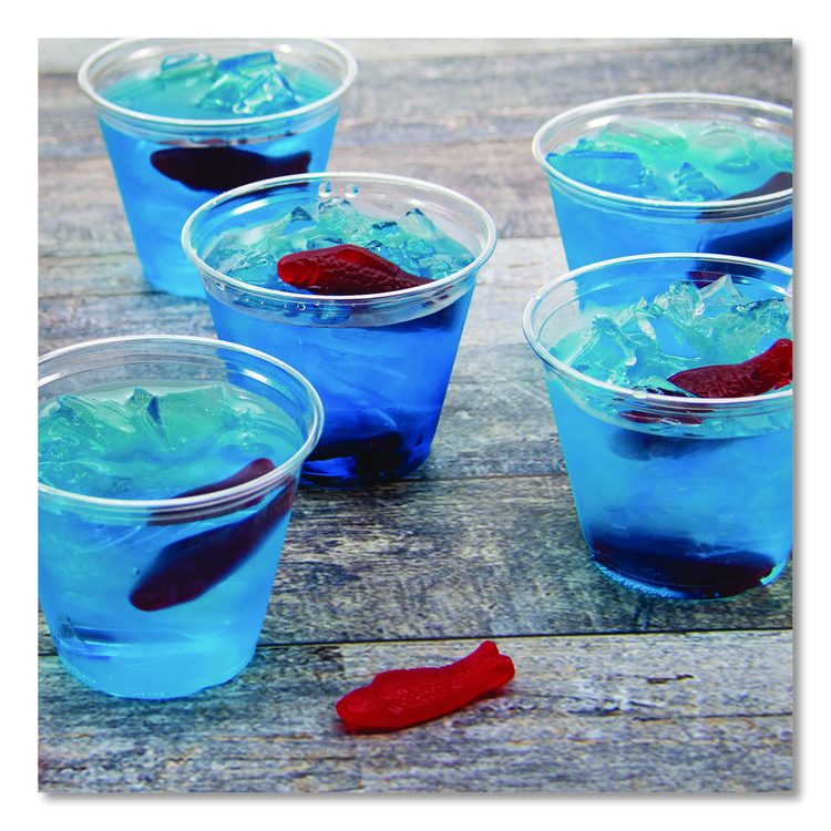 Ultra Clear PET Cups, Squat, 9 oz, Plastic, 50/Bag, 20 Bags/Carton